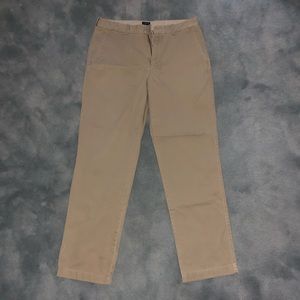 J. CREW THE BLEECKER KHAKIS